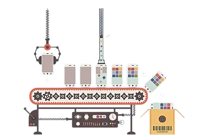 Production Line Illustration